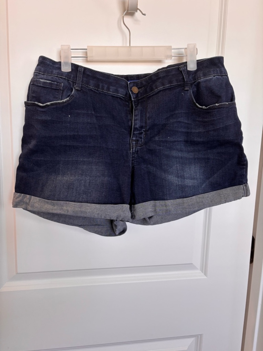 Apt. 9 Dark Indigo Rolled-Hem Denim Shorts